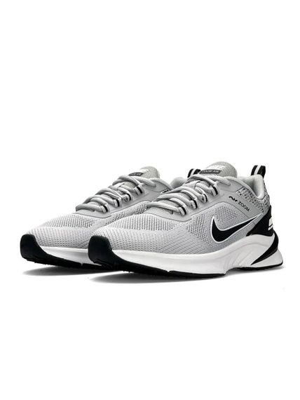 Чоловічі кросівки Air Zoom Light Grey Black  (текстиль) A4079 | Зображення 2