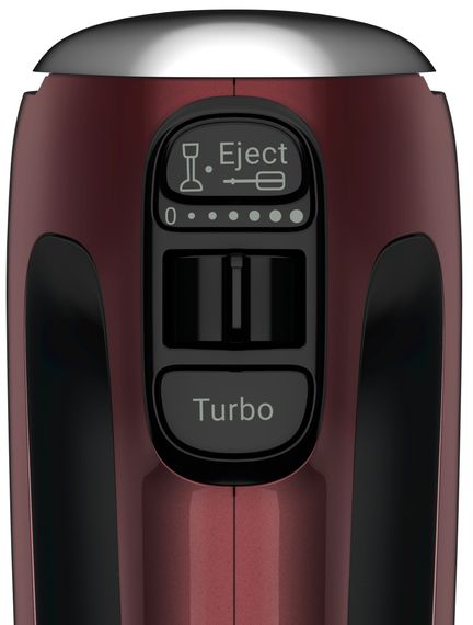 Міксер Tefal ручний Powermix Silence 600Вт, насадки-4, турборежим, бордовий (HT652538) | Зображення 4