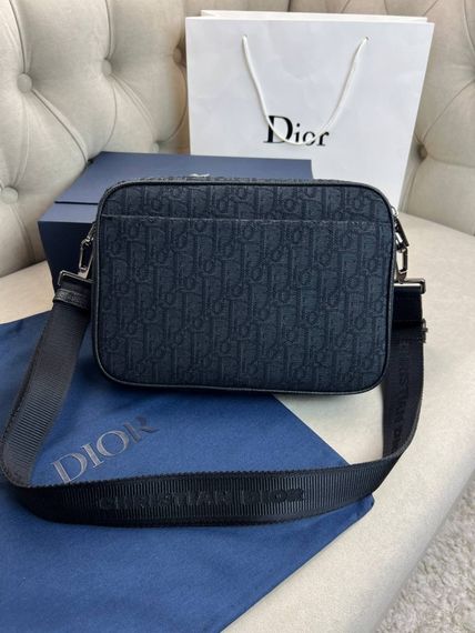 Месенджер чорний Dior Safari Black c882 | Зображення 7