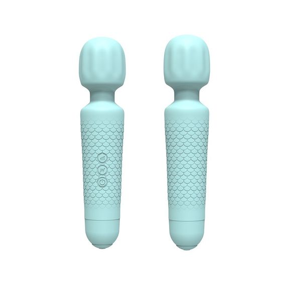 Мини-вибратор микрофон Every Night Toys Sharon бирюзовый, 10 режимов вибрации sexstyle | Зображення 4