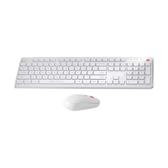 Комплект Xiaomi MiiiW Keyboard and Mouse Combo Gen 3 PB03 Wireless UA White (MW24PB03 White) | Зображення 1