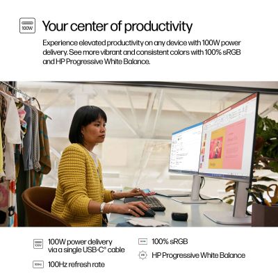 Монитор HP S5 Pro 524pu (9D9V7AA) | Зображення 3