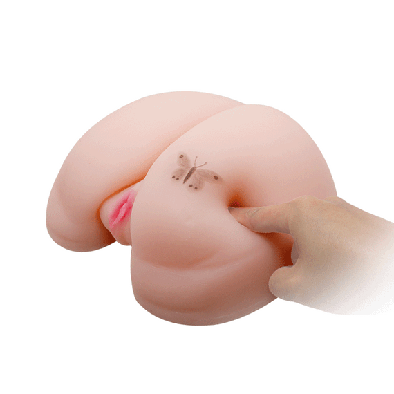 Мастурбатор вагіна-анус з ротацією, підігрівом та вібрацією BAILE - REALISTIC VAGINA AND ASS, BM-009038 Sex Aura | Зображення 3