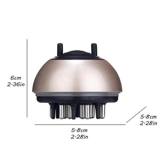 Гребінець для догляду за волоссям, масажний аплікатор для лікувальних олій 30мл | Зображення 3