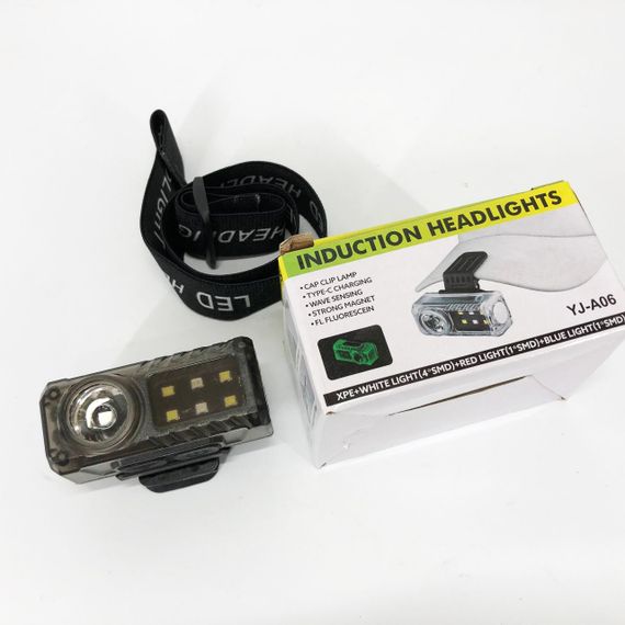 Светодиодный фонарь с креплением на голову YJ-A06-LED+6SMD, Фонарь на голову для рыбалки MP-20 | Зображення 9