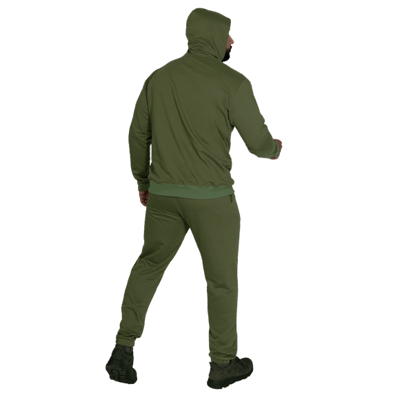 Спортивний костюм Basic Hood Cotton Олива (7383), S | Зображення 1