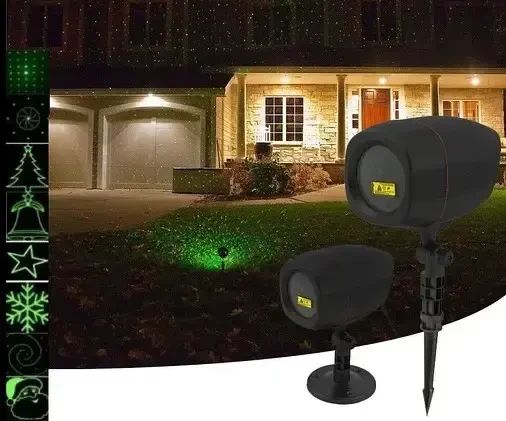 Лазерная установка уличная RD-8008 RGB + пульт, Стробоскоп лазерный, Светомузыка | Зображення 1