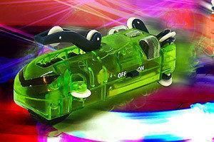 Светящиеся трубопроводные гонки CHARIOTS SPEED PIPES трубопроводный автотрек гоночный трек (37 деталей) | Зображення 2