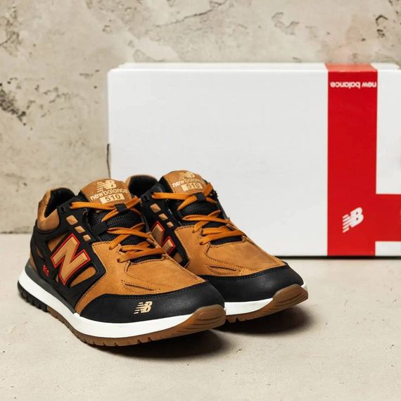Кросівки шкіряні  New Balance колір коричневий, чорний | Зображення 9