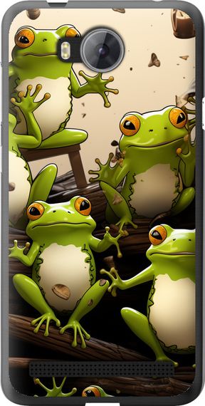 Чехол на Huawei Y3II / Y3 2 Жабки "5656u-495-17620"