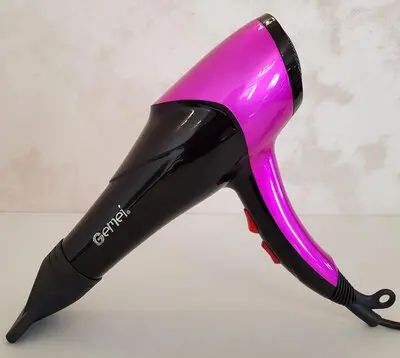 Фен для волос Gemei GM-1766 2600 Вт Подача холодного воздуха Концентратор узкий | Зображення 1