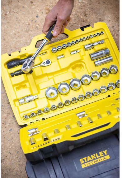 Набір торцевих головок1/4, 1/2 Maxi-Drive, 81 предмет STANLEY FMMT82826-1 | Зображення 2