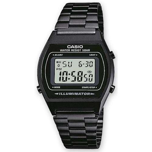 Черные мужские часы наручные стальные оригинальные Япония Casio Collection B640WB-1AEF