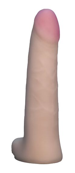 Насадка для страпона телесная EGZO Ciberskin NSTR20 ( 18 см х 3,6 см ) sexstyle | Зображення 1