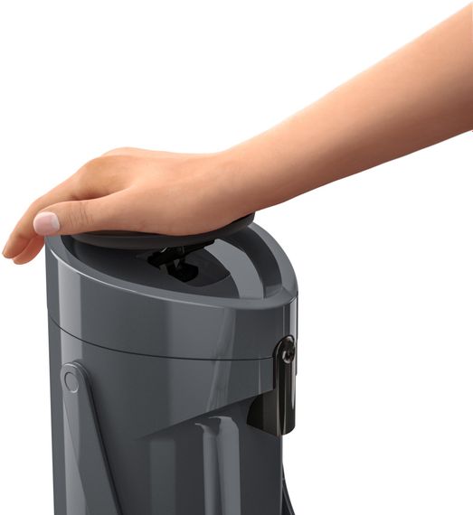 Термос Tefal Ponza Pump, 1.9л, пластик, скло, сірий (K3140114) | Зображення 5