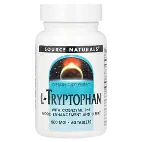 Амінокислота Source Naturals L-Tryptophan with Coenzyme B-6, 60 Tablets