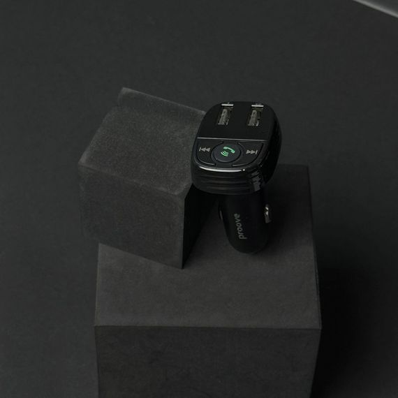 Автомобильная зарядка для телефона Proove FM Launcher Simple S-01 2USB | Зображення 4
