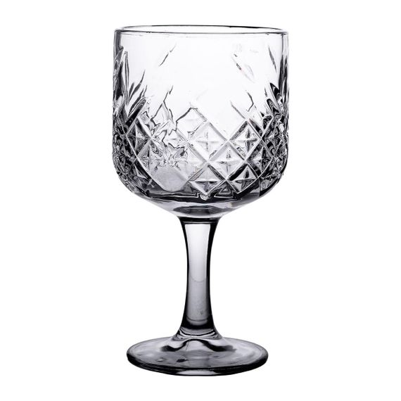 Келихи для вина на високій ніжці набір 6 шт винний келих скляний прозорий 400 мл HP-YH-44 | Зображення 3