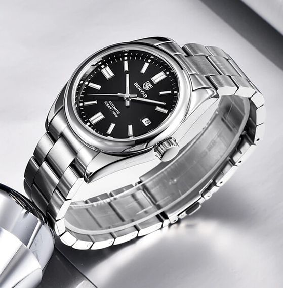 Benyar Чоловічий механічний годинник Benyar Automatic 10 BAR | Зображення 6