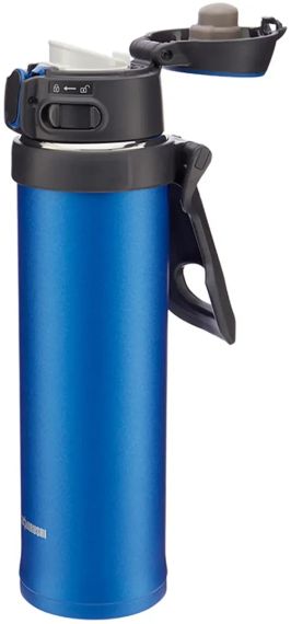 Термокружка ZOJIRUSHI SM-QAF60AK з переноскою 0.6 л Blue | Зображення 1