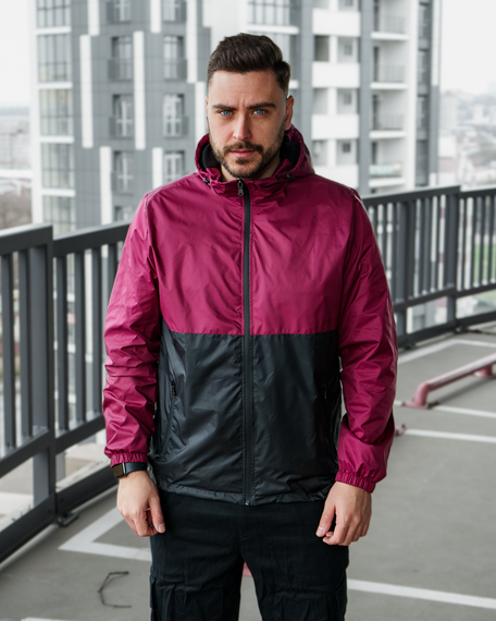 Вітровка Фентезі бордово-чорний S XL | Зображення 6