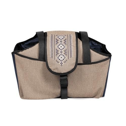 Сумка-переноска Pet Fashion Linen для собак бежевая 38х32х22 см | Зображення 2