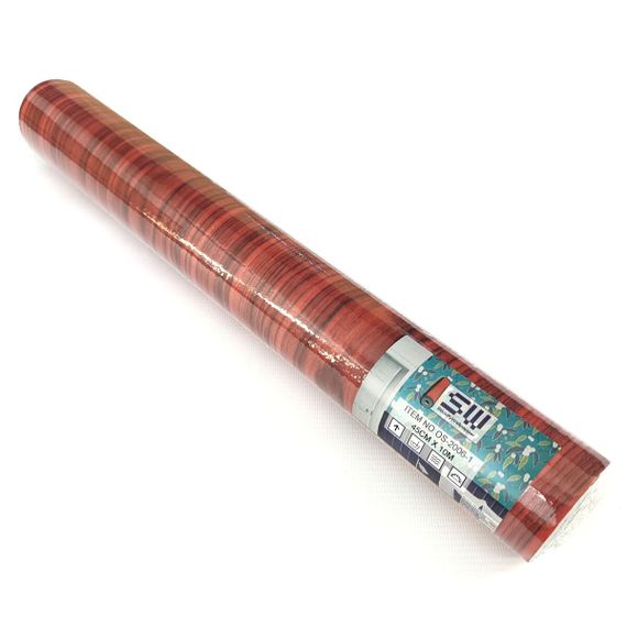 Самоклеюча плівка 0,45х10м х 0,07мм Коричневе дерево SW-00000810 | Зображення 2