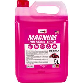 NOWAX Шампунь суперконцентрат для ручної мийки MAGNUM NANO FOAM SHAMPOO 5л. 1:10 (пінопістолет ) NX05118