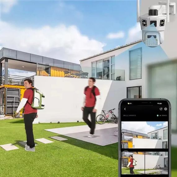 Вулична камера відеоспостереження 12Мп, WIFI, SD XPRO DS-2CD2043G2-IU (234573591_1105) | Зображення 6