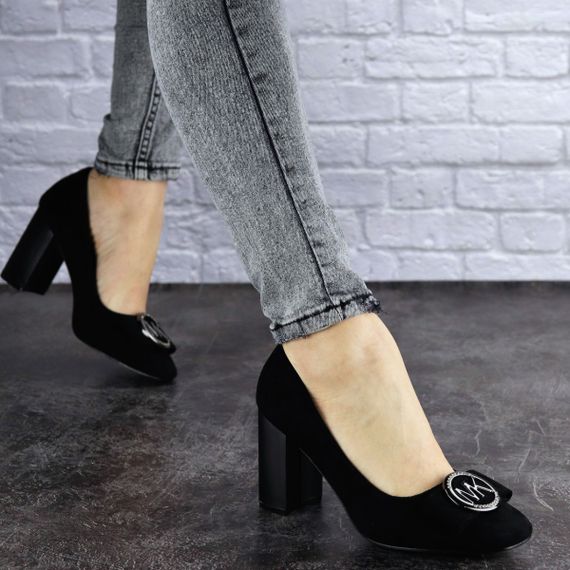 Туфли женские на каблуке Fashion Claire 1788 36 размер 23 см Черный | Зображення 4
