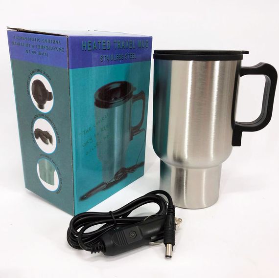 Автомобильная термокружка с подогревом CUP 2240 от прикуривателя 12V YM-72 | Зображення 1