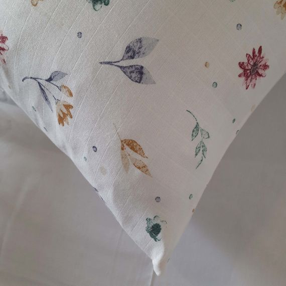Комплект постільної білизни SoundSleep Flowers муслін підлітковий 145х210 см (94099751) | Зображення 4