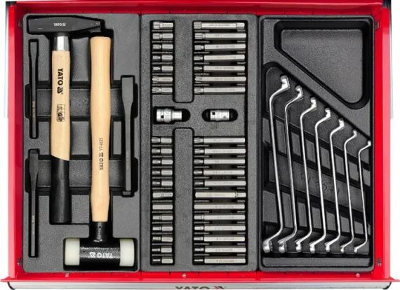 Шафа-візок з інструментами на колесах YATO YT-5530 (набір 177 шт) | Зображення 5