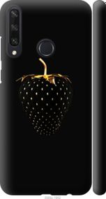 Чохол на Huawei Y6p Чорна полуниця "3585m-1952-24368"