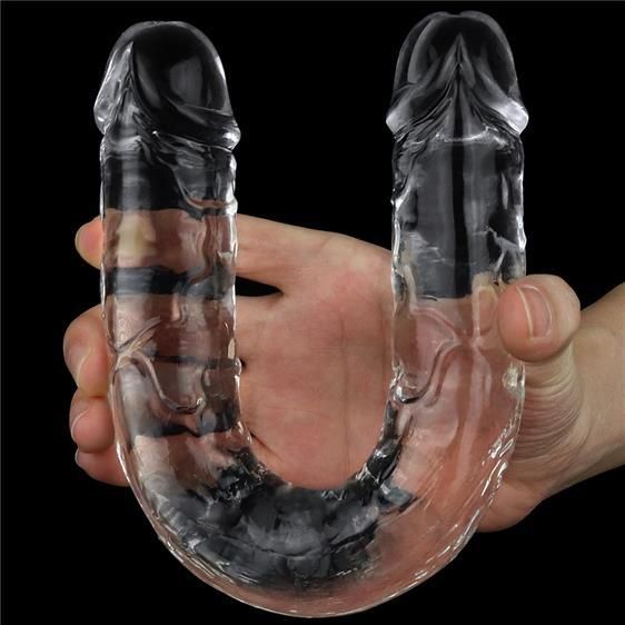 Фаллоимитатор - Flawless Clear Double Dildo 12" Clear sexstyle | Зображення 3