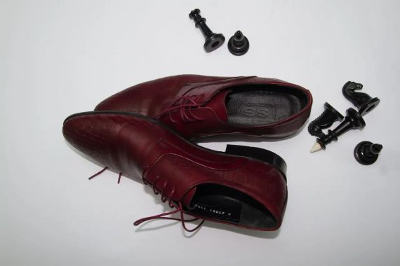 Червоні туфлі SHERLOCK 44 розмір | Зображення 9