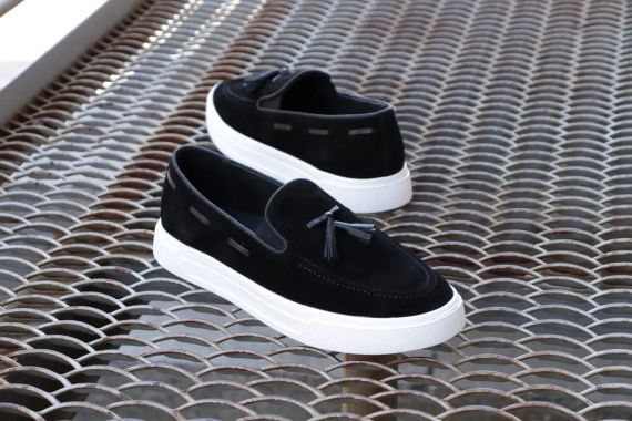 Стильні чоловічі лофери з чорного замшу 41 розмір | Зображення 3