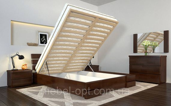 Дерев'яне ліжко Далі Люкс із механізмом 160х190 см Arbor Drev 180х200 | Зображення 1