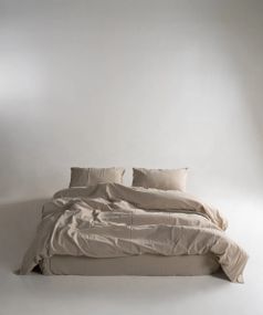 Постельное белье Limasso Stonewashed Ranforce 200 х 220 см Oxford Tan