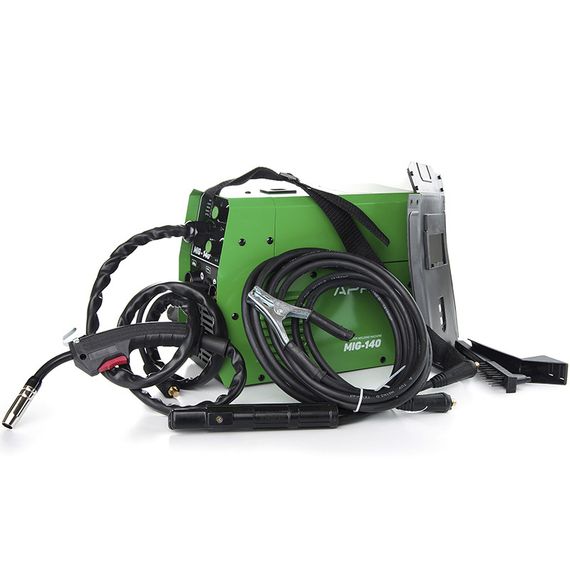 Сварочный полуавтомат инверторный APRO MIG-140, 20-140А, ел.4мм, пр.0.8-1мм 1кг 3+2.5+2м | Зображення 3
