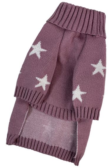 Светр в'язаний Зiрочки рожевий Y-328 | Зображення 2