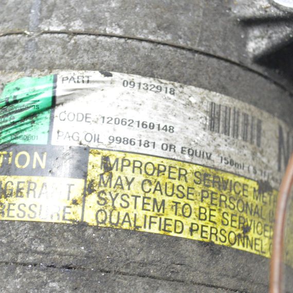 Компресор кондиціонера 1.2 16V Opel Corsa C Astra G Опель Корса Ц Астра Джі 09132918 | Зображення 5