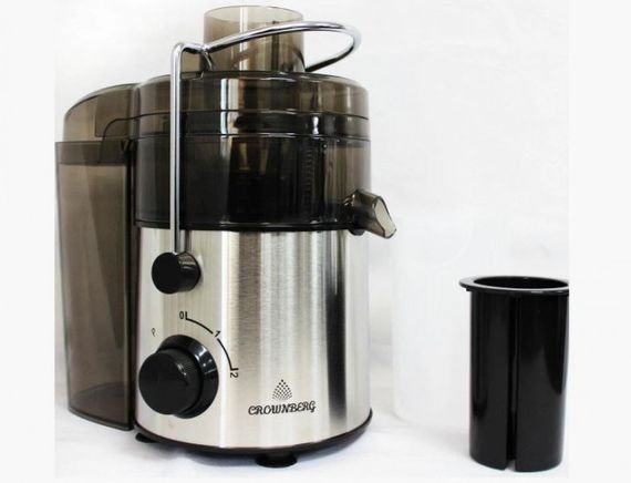 Електричний соковитискач високої продуктивності Crownberg CB-3402 600W (46630-Cb 3402_1013) | Зображення 2