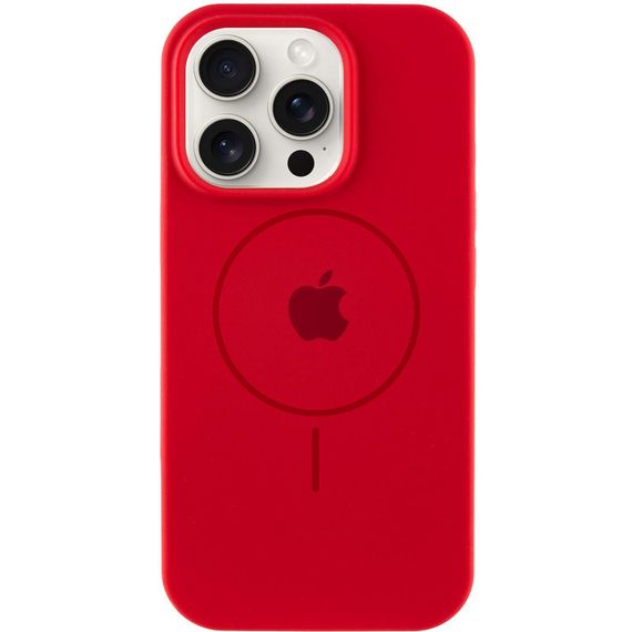 Чохол Silicone Case Full Protective (AA) with MagSafe для Apple iPhone 14 Pro (6.1") Червоний / Red