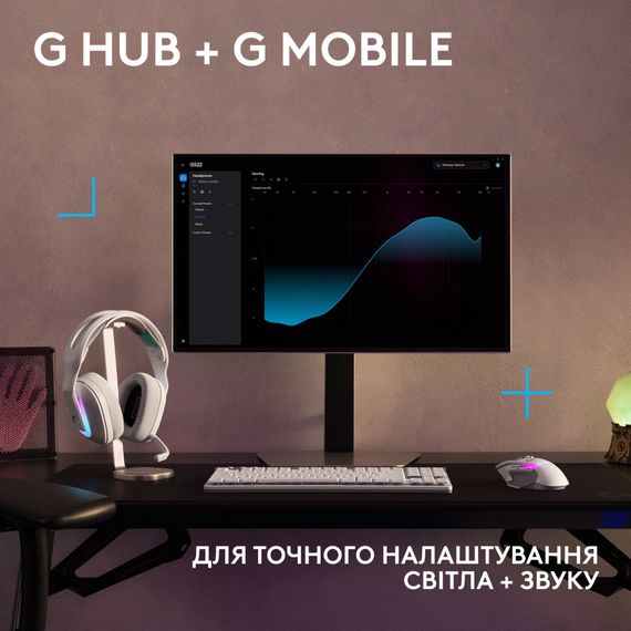 Навушники Logitech G522 Lightspeed Wireless Gaming Headset White (981-001550) | Зображення 8