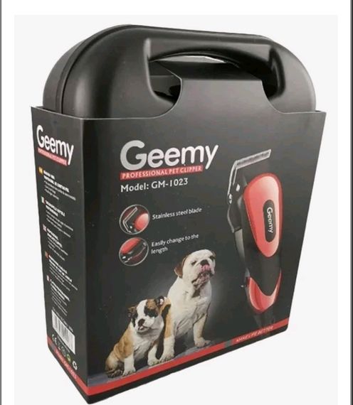 Машинка для стрижки животных с насадками 10Вт Geemy GM-1023