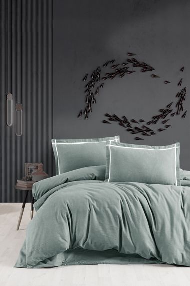 Комплект постільної білизни First Choice Flanel 160×220 см Soprano Green