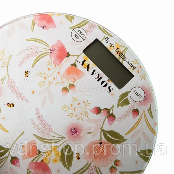 Весы кухонные до 5 кг електронні на батарейках SK-19023ML | Зображення 2