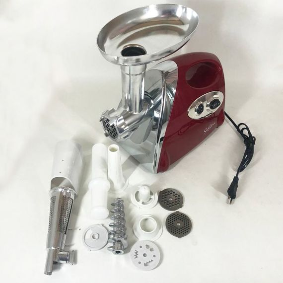 Електром'ясорубка для кухні SMG-5420R 1800 Вт, Хороша Електрична м'ясорубка М'2000 Вт TO-18 | Зображення 6