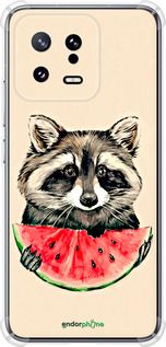 Чохол на Xiaomi 13 Єнотик з кавуном "4605sp-2957-2448"